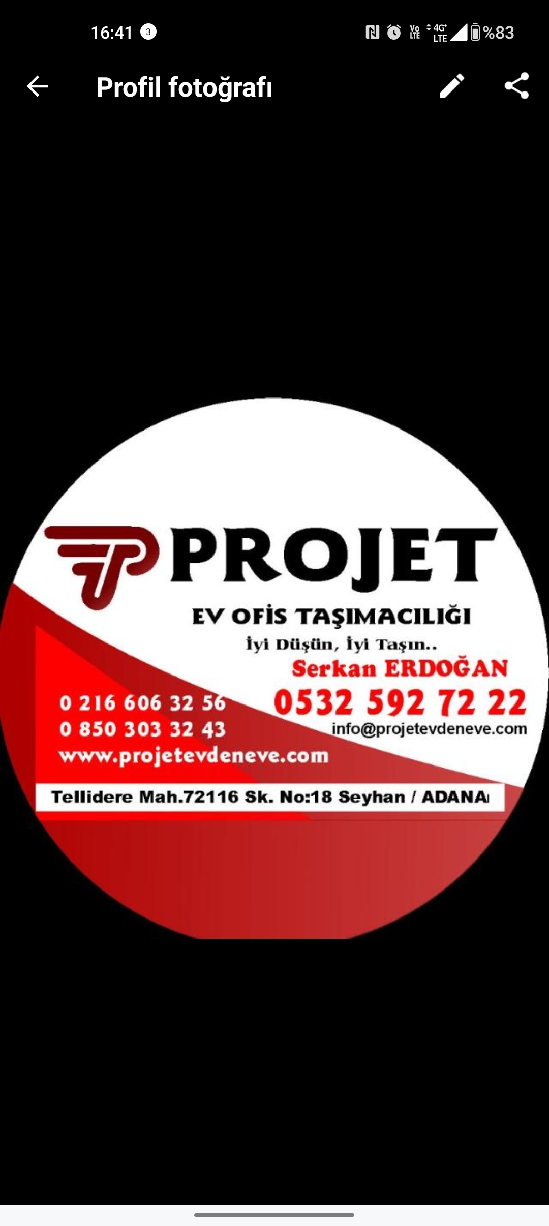 Projet evden eve nakliyat 